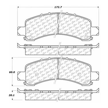 Disc Brake Pad Set CE 102.09740