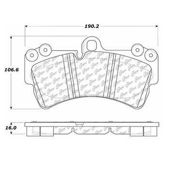 Disc Brake Pad Set CE 102.09770