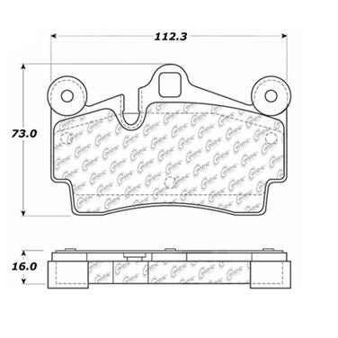 Disc Brake Pad Set CE 102.09780