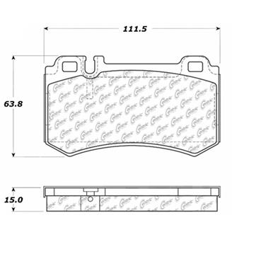 Disc Brake Pad Set CE 102.09840