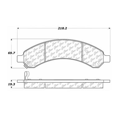 Disc Brake Pad Set CE 102.09890