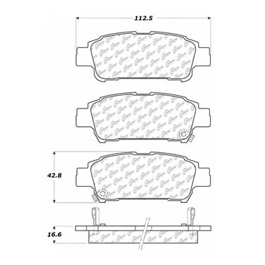 Disc Brake Pad Set CE 102.09950