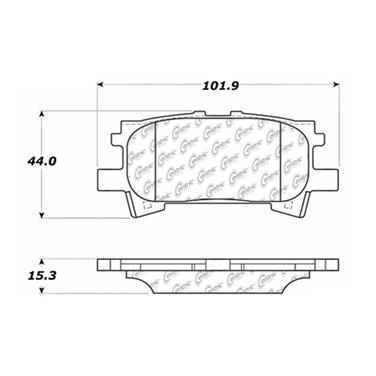 Disc Brake Pad Set CE 102.09960