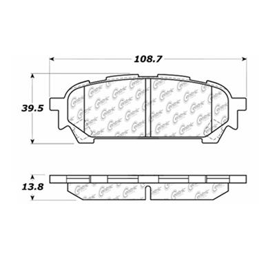 Disc Brake Pad Set CE 102.10040