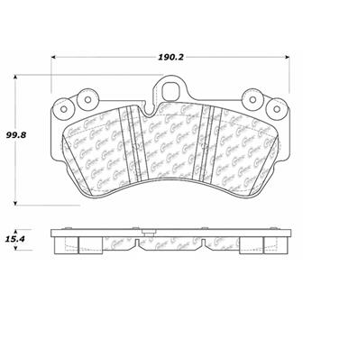 Disc Brake Pad Set CE 102.10070