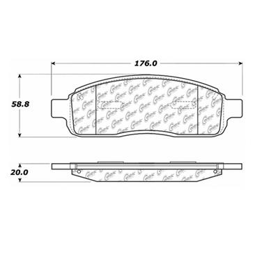 Disc Brake Pad Set CE 102.10110