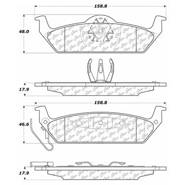 Disc Brake Pad Set CE 102.10120