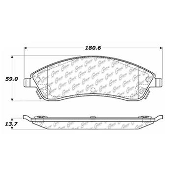 Disc Brake Pad Set CE 102.10190