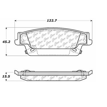 Disc Brake Pad Set CE 102.10200