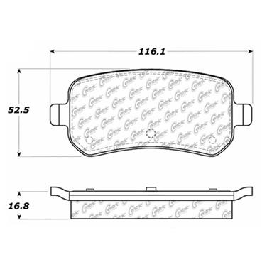 Disc Brake Pad Set CE 102.10210