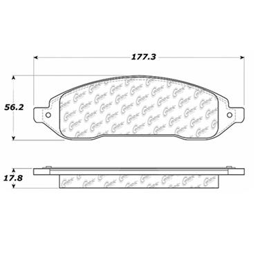 Disc Brake Pad Set CE 102.10220