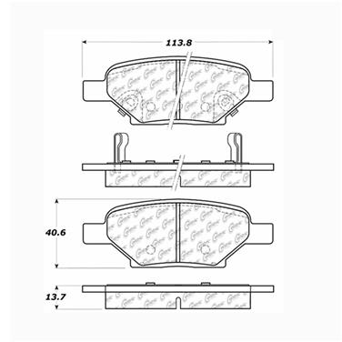 Disc Brake Pad Set CE 102.10330