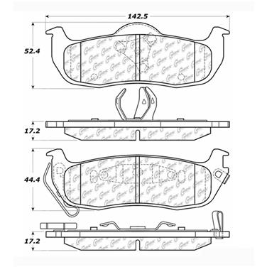 Disc Brake Pad Set CE 102.10410