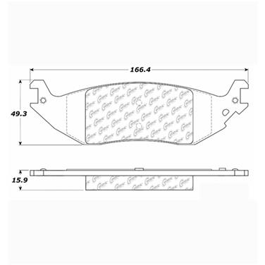 Disc Brake Pad Set CE 102.10460