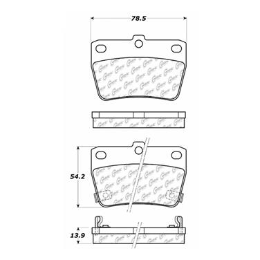 Disc Brake Pad Set CE 102.10510