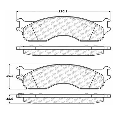 Disc Brake Pad Set CE 102.10540