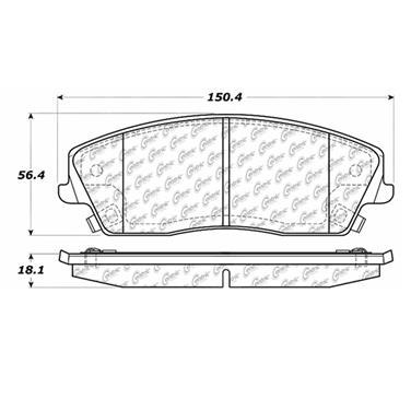 Disc Brake Pad Set CE 102.10560