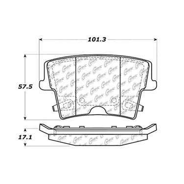 Disc Brake Pad Set CE 102.10570