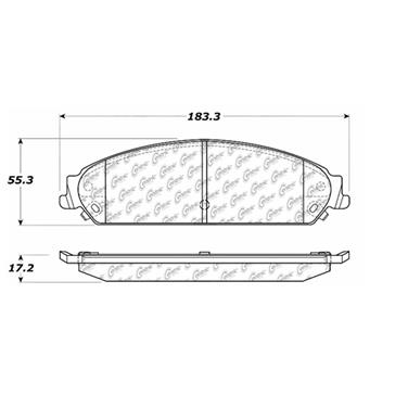 Disc Brake Pad Set CE 102.10580