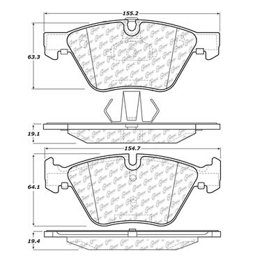 Disc Brake Pad Set CE 102.10610