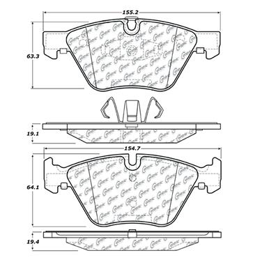 Disc Brake Pad Set CE 102.10611