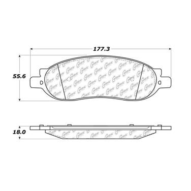 Disc Brake Pad Set CE 102.10680