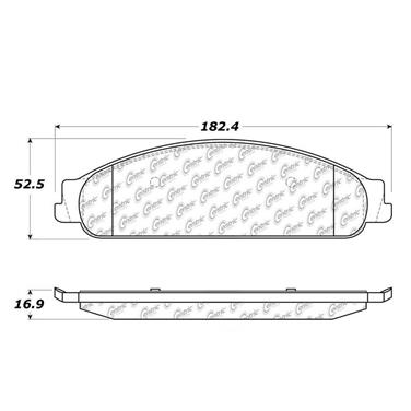 Disc Brake Pad Set CE 102.10700