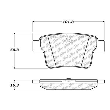 Disc Brake Pad Set CE 102.10710