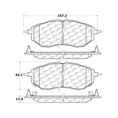 Disc Brake Pad Set CE 102.10780