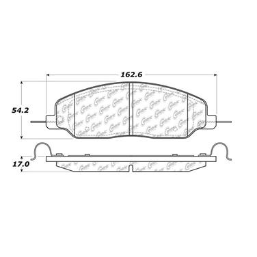 Disc Brake Pad Set CE 102.10810