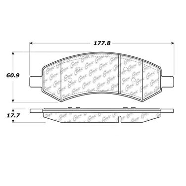 Disc Brake Pad Set CE 102.10840