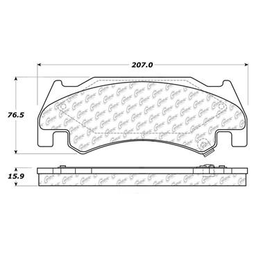 Disc Brake Pad Set CE 102.10850