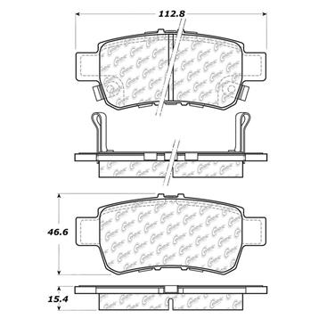 Disc Brake Pad Set CE 102.10880