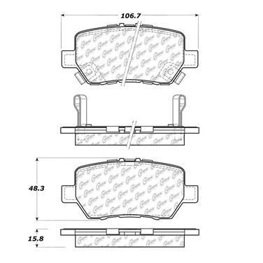 Disc Brake Pad Set CE 102.10900