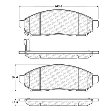 Disc Brake Pad Set CE 102.10940