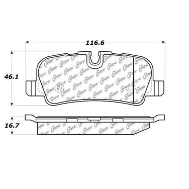 Disc Brake Pad Set CE 102.10990