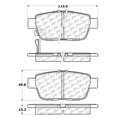 Disc Brake Pad Set CE 102.11030