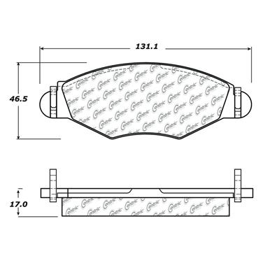 Disc Brake Pad Set CE 102.11430