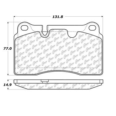 Disc Brake Pad Set CE 102.11650