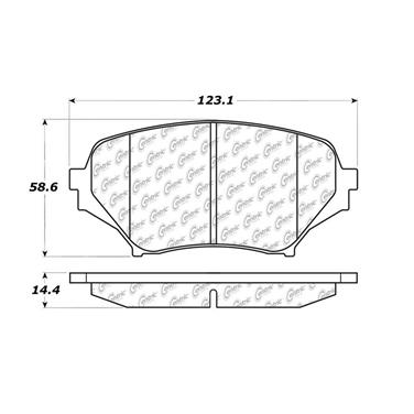 Disc Brake Pad Set CE 102.11790