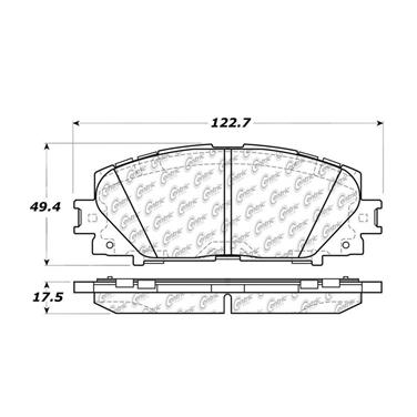 Disc Brake Pad Set CE 102.11840