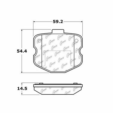 Disc Brake Pad Set CE 102.11851