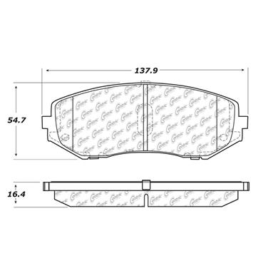 Disc Brake Pad Set CE 102.11880