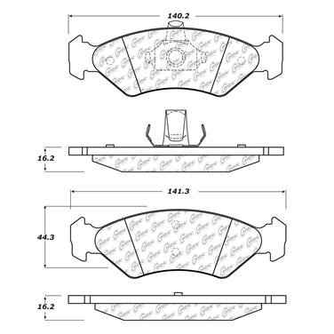 Disc Brake Pad Set CE 102.11960