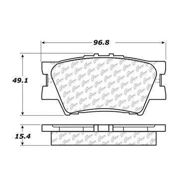 Disc Brake Pad Set CE 102.12120