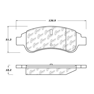 Disc Brake Pad Set CE 102.12130