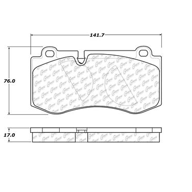 Disc Brake Pad Set CE 102.12230