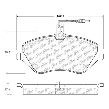 Disc Brake Pad Set CE 102.12450