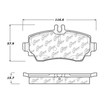 Disc Brake Pad Set CE 102.12500