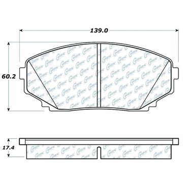 Disc Brake Pad Set CE 102.12580